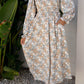 Khaki Floral Dress