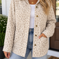 Khaki Leopard Corduroy Jacket