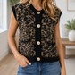 Leopard Knit Vest