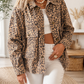 Leopard Pocket Denim Jacket