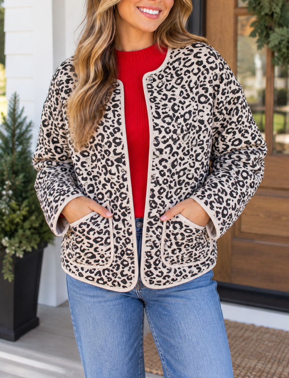 Leopard Pocket Jacket