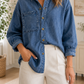 Loose Denim Button Shirt