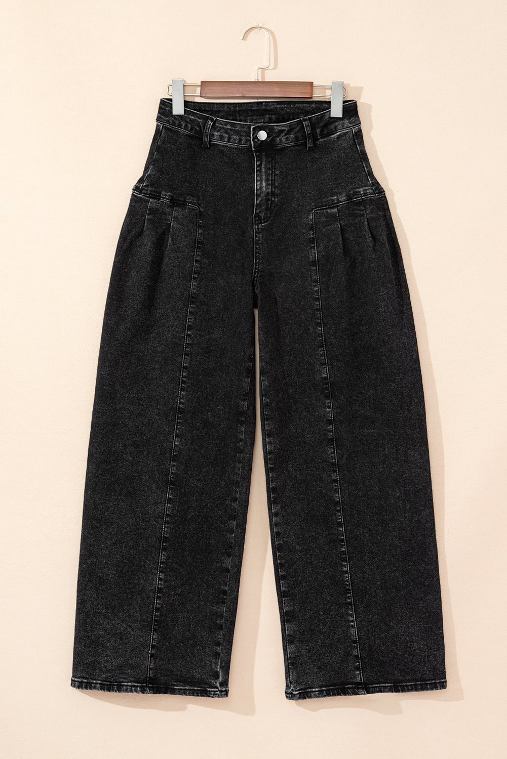 Mineral Wash Pleated Jeans RTS