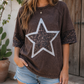 Mineral Wash Star Leopard Shirt