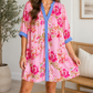 Multicolor Floral Striped Dress