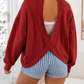 Open Back Ribbed Sweatshirt