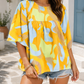 Orange Abstract Blouse