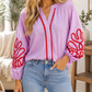 Orchid Cotton Blouse