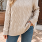 Oversized Cable Knit Plus Sweater