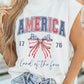 Patriotic Flag Mock Neck RTS