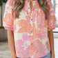 Pink Floral Shirt