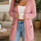 Pink Fuzzy Cardigan