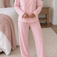 Pink Plaid PJ Set