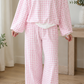 Pink Plaid Set