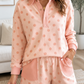 Pink Polka Dot Polo Set