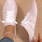 Pink Shiny Leopard Shoes RTS