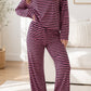 Pink Stripe Casual Set