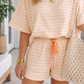 Pink Stripe Drawstring Set RTS