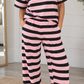 Pink Stripe Loose Set