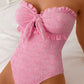 Pink Textured Swimsuit RTS