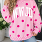 Pink WWJD Pullover Sweatshirt