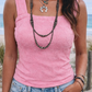 Pink Western Jacquard Slim Top