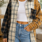 Plaid Button Up Shacket