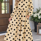 Polka Dot Button Dress