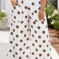 Polka Dot Elastic Plus Pants