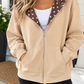 Polka Dot Hooded Sweatshirt