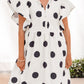 Polka Dot Print Loose Dress RTS