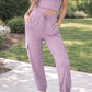 Purple Casual Jogger Outfit  RTS