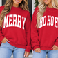 Red Christmas Tunic Sweatshirt
