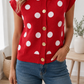 Red Polka Dot Sweater Vest