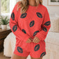 Red Sequin Football Set