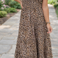 Ruffled Straps Leopard Dress RTS
