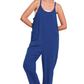 Spaghetti Strap Pocketed Jumpsuit Zenana