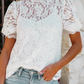 High Neck Lace Blouse