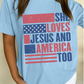 She Loves Jesus And America Too Shirt RTS