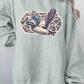 Gray Mallard Mock Neck Sweatshirt