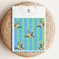Blue & Green Duck Stripe Tee.