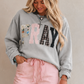 Gray Floral Pray Sweatshirt RTS