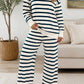 Striped Long Ribbed Set