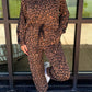 Varsity Stripe Leopard Set RTS