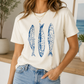 White Fish Print Shirt