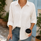 White Eyelet Button Shirt