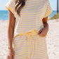 Yellow Stripe Relaxed Outfit