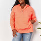Double Take Quarter-Snap Dropped Shoulder Hoodie