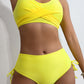 Scoop Neck Wide Strap Bikini Set
