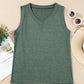 V-Neck Wide Strap Tank